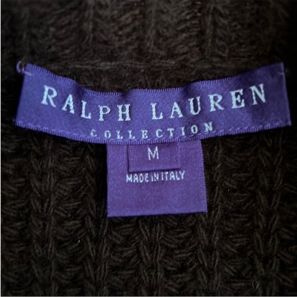 Like New Ralph Lauren Collection. Purple Label 100% cashmere Long Vest Coat - Picture 2 of 11